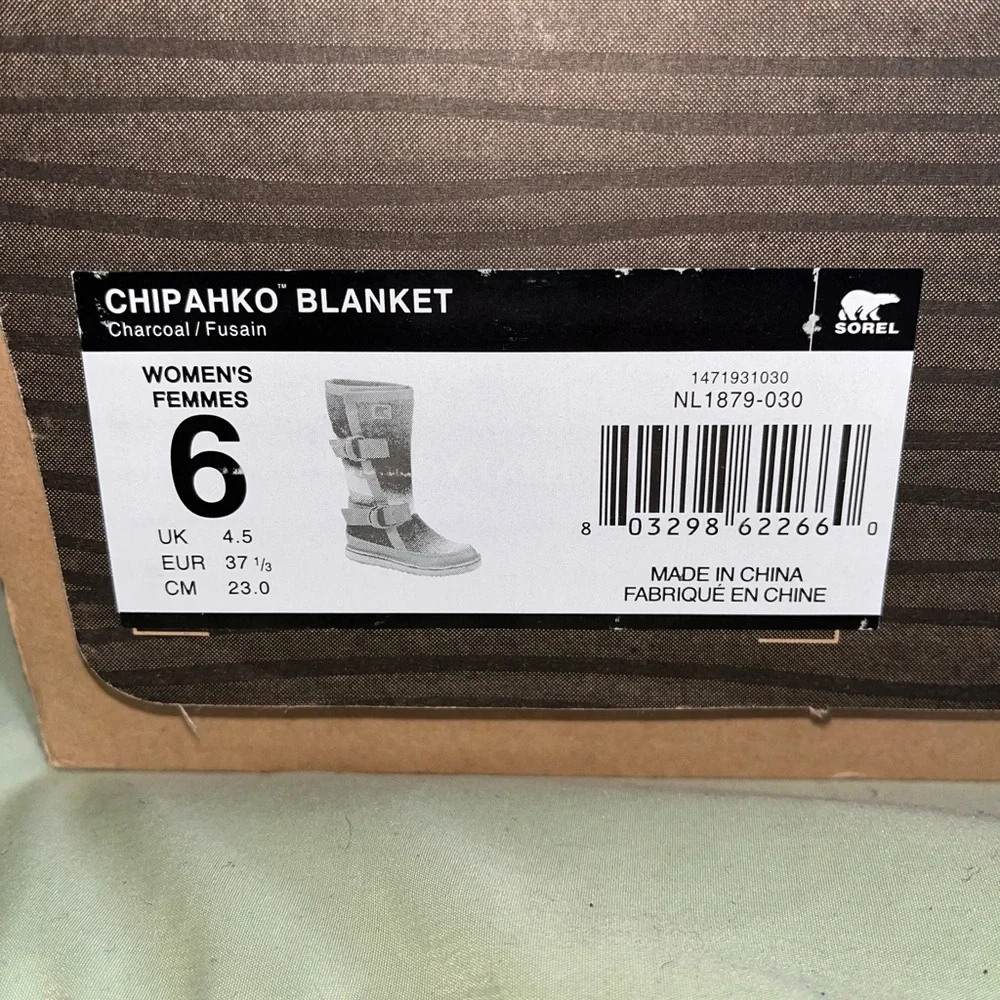 Sorel Chipahko Blanket Wool-Blend Boots - Picture 10 of 16